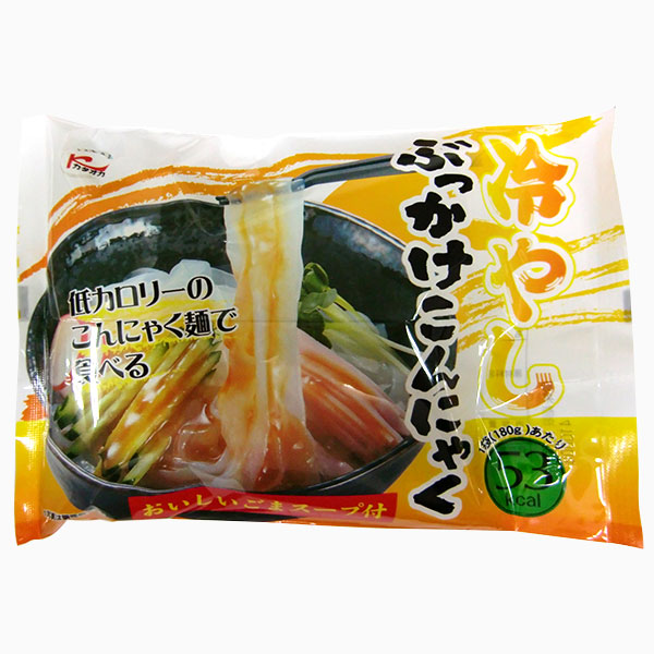 冷やしぶっかけこんにゃく(ごまスープ付)